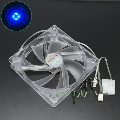 120mm 3pin/4pin LED Cooling Fan For PC CASE CPU VGA Heatsink Cooler Replacement - Image 1 of 4