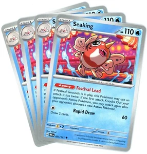 x4 Seaking - 021/131 - Pokemon - Prismatic Evolutions - Pokemon - Picture 1 of 1