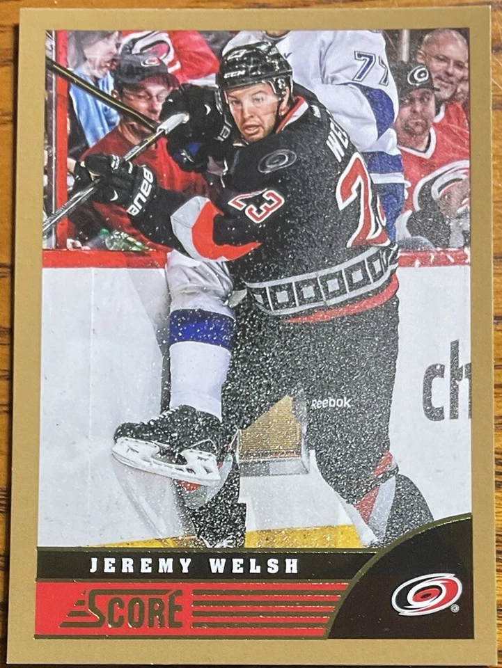 2013-14 Score Gold Jeremy Welsh #83 Carolina Hurricanes - Image 1 of 2