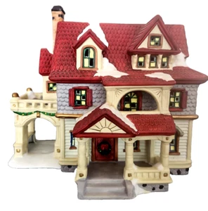 SANTA'S WORKBENCH O'WELL CHRISTMAS VILLAGE HOUSE - CLAIRBORNE ESTATE & CORD - Picture 1 of 5