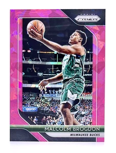 2018-19 Panini Prizm Pink Ice #276 Malcolm Brogdon Milwaukee Bucks - Picture 1 of 2
