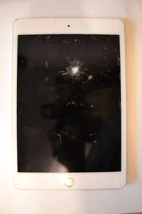 Apple iPad Mini 5 A2124 Wi-Fi + 4 G - weiß/silber - defekt für Bastler - Afbeelding 1 van 2