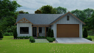 Custom Country House Home Cabin Plans 3 Bedroom 2 Bathroom with FREE CAD File