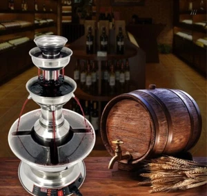 Kommerzielle elektrische Rotwein & Saft Brunnen Maschine 110V 304 Edelstahl - Bild 1 von 18