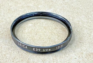 Leica 39mm UVa E39 Filter, Black 13131-Wear Edges - Picture 1 of 4