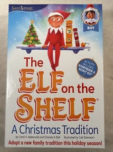 Elf on the Shelf Boy Scout Doll Christmas Tradition New Santaverse Brown Eye Toy - Picture 1 of 6