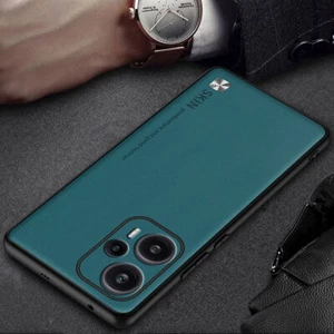 For Xiaomi Redmi Note 12 Turbo, Luxury Hybrid Leather Soft TPU Slim Case Cover - Picture 1 of 16