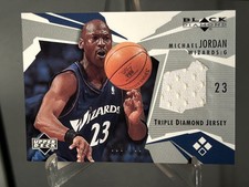 Michael Jordan - 2003/04 Black Diamond - Triple Diamond Jersey #BD3-MJ Lim./100