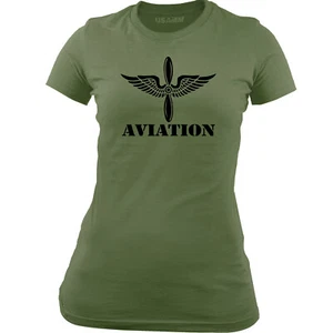 Damen T-Shirt Army Aviation Branch Insignia - Bild 1 von 6