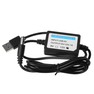 5V To 12V 5.5x2.1mm Step up Adapter Cable For WiFi Router LED Strip Light USB - Picture 1 of 11