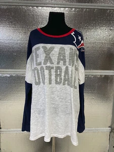 Houston Texans Womens Shirt - Size Medium - Long Sleeve - Unique Team Apparel - Picture 1 of 10