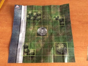 HeroClix DC Batman Alpha Map STEPHENS PARK  MICRO DICE  MAPPA + MICRO DADI - Imagen 1 de 4