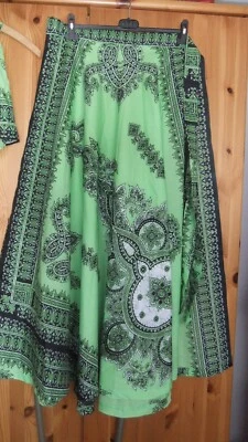 Wickelrock,Sommerrock,BohoMaxirock,Strandrock,bodenlang,+ passendes Wicktop,SET - Bild 1 von 3