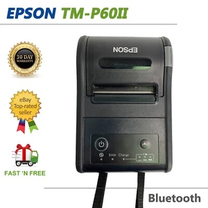 Epson TM-P60II Mobilink POS Thermal Receipt Printer Bluetooth Battery No Adapter - Picture 1 of 6