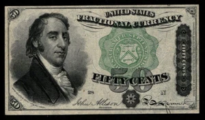 50c Fractional Currency note Fr#1379 Fourth Issue High Grade (EC) - Picture 1 of 3