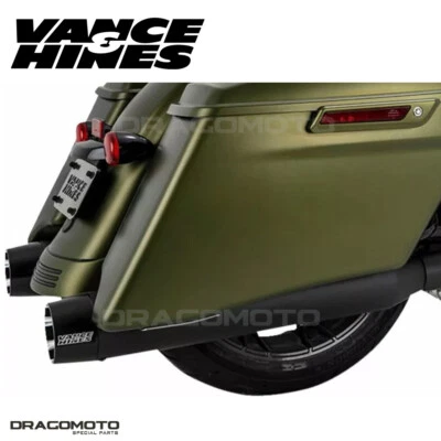 Harley FLHRC 1750 ABS Road King Classic 107 2017-2019 Blackbird escape Vance... Foto 1 de 4