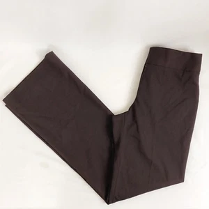Antonio Melani Women Size 4 Dark Purple Straight Flare Dress Pants Trousers  - Picture 1 of 7