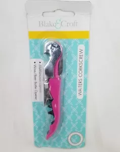 Blake & Croft House & Kitchen Tools Waiters Corkscrew: Pink - Picture 1 of 2