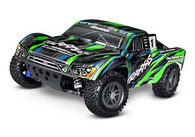 TRAXXAS RC Slash 4x4 Brushless 2S Short Course  Truck RTR 1:10 grün - Bild 1 von 4