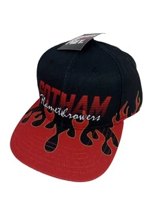 Neu mit Etikett Birds of Prey Gotham DC Druckknopflasche Mütze Kappe schwarz Flammen Bioworld Harley Quinn  - Bild 1 von 6