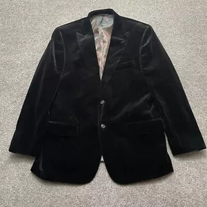 Patrick James Blazer Adult 42 R Black Norwood West Coast Classic Velvet Tuxedo - Picture 1 of 9
