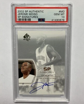 2002-03 SP Authentic - SP Signatures #MO Jerome Moiso (AU) PSA 10 - Image 1 of 4