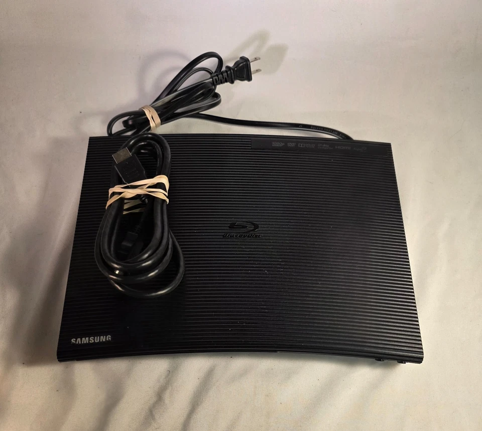 Reproductor de DVD Blu-ray Samsung BD-J5100 transmisión Wi-Fi HDMI probado funciona Foto 1 de 4