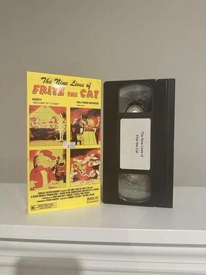 Nine Lives of Fritz the Cat New Anime VHS 1994 - Image 1 of 4