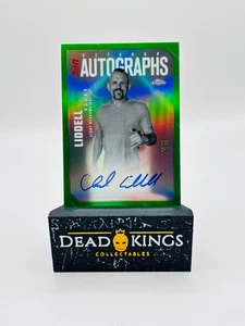 2025 Topps Chrome UFC - Chuck Liddell - Octagon Green Refractor On Card Auto /99 - Picture 1 of 4