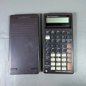 VTG Texas Instruments BAII Plus Business Analyst Financial Calculator Works READ - Picture 1 of 17