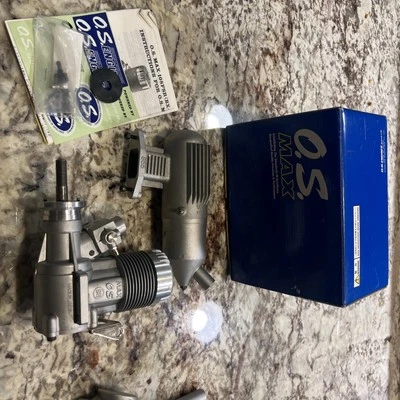 O.S. MAX  108 FSR BX-1   Nitro RC Engine New W Pitts Muffler - Image 1 of 4