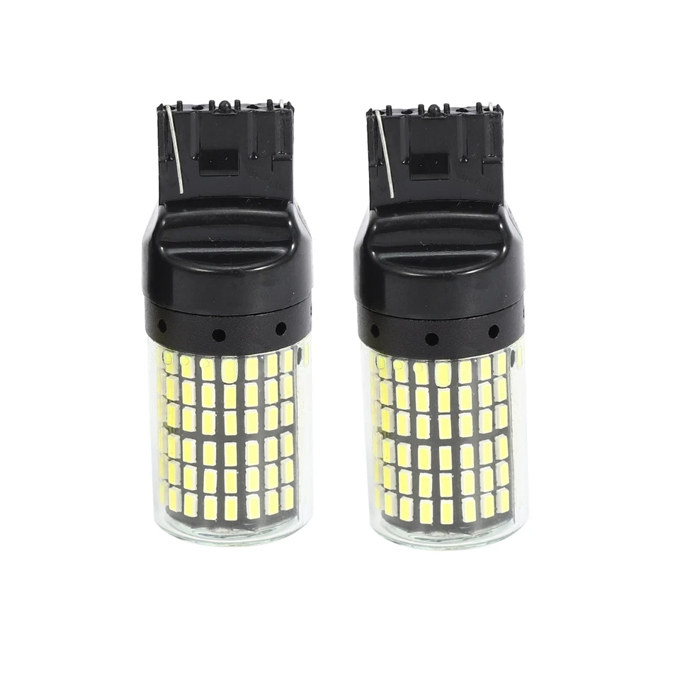 2Pcs Super Bright Canbus T20 7440 W21W Wy21W 144-Smd Reverse Light Turn4264 - Image 1 of 1