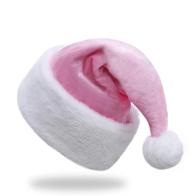 Sombrero de Papá Noel Adultos Unisex Terciopelo Navidad Sombrero Año Nuevo Fiesta Festiva Navidad S... Foto 1 de 4
