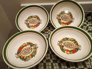 TRE CI-Vintage-Set of 4-Pasta Bowls-LA Cucina Naturale-Made in Italy-Bonus Buy! - Picture 1 of 7