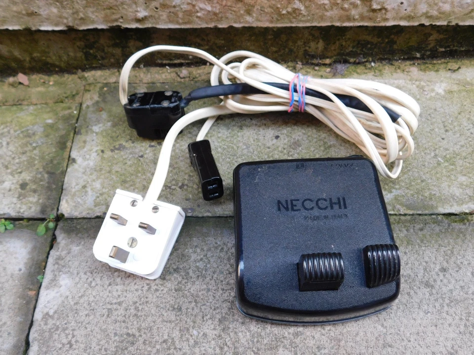 Necchi 522 Foot Pedal Control For Sewing Machine Vintage Necchi Sewing Machine - Image 1 of 4