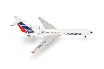 HERPA - Avion de ligne commercial – ILYUSHIN IL-62M Cubana de Aviacion - 1/20... - Photo 1/4