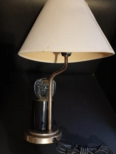 lampe de chevet Le Dauphin vintage 1970's tomate verre rare petit modèle rare - Picture 1 of 24