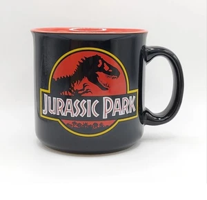 Jurassic Park T-Rex Kaffee Tee Becher Tasse Sammlerstück 20 Unzen Schwarz & Rot Keramik Neu - Bild 1 von 3