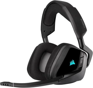 Cuffie da gioco wireless CORSAIR VOID RGB ELITE - suono surround 7.1 - carbonio - Foto 1 di 1