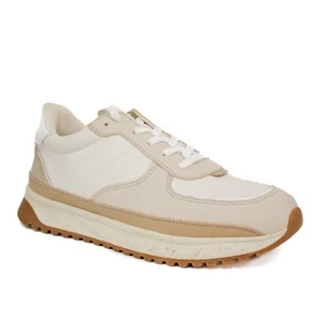 Madewell Kickoff Trainer Sneakers in Neutral Colorblock Leather Women's Size 7.5 - Picture 1 of 11