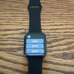 APPLE Watch Series 4 GPS LTE - Boîtier aluminium 44 mm A1976 - Noir - Photo 1 sur 7