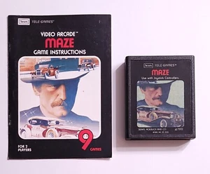 Maze Atari 2600 Spiel und Bedienungsanleitung Sears funktioniert gut - Bild 1 von 2