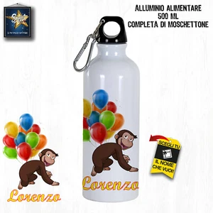 BORRACCIA PER BAMBINI 500 ML SCUOLA PERSONALIZZATA CON NOME ALLUMINIO GEORGE - Imagen 1 de 1