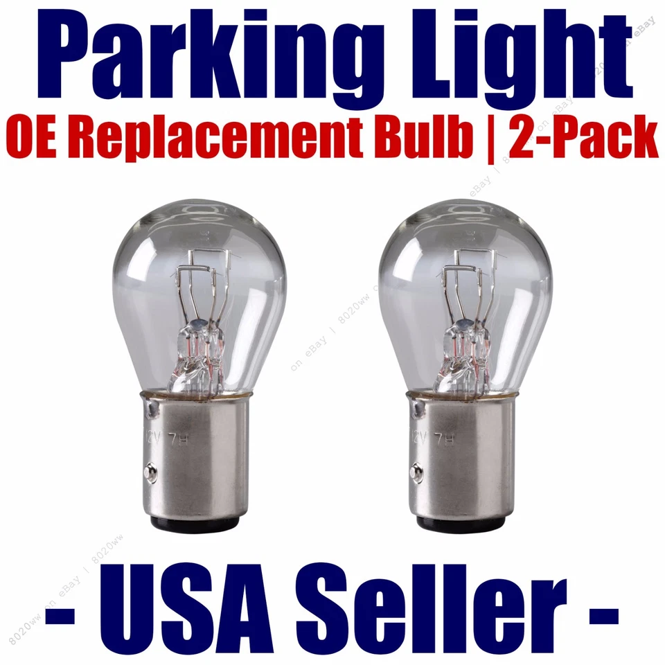Parking Light Bulb 2 pack OE Replacement Fits Listed Chevrolet Vehicles - 198 - Image 1 of 1