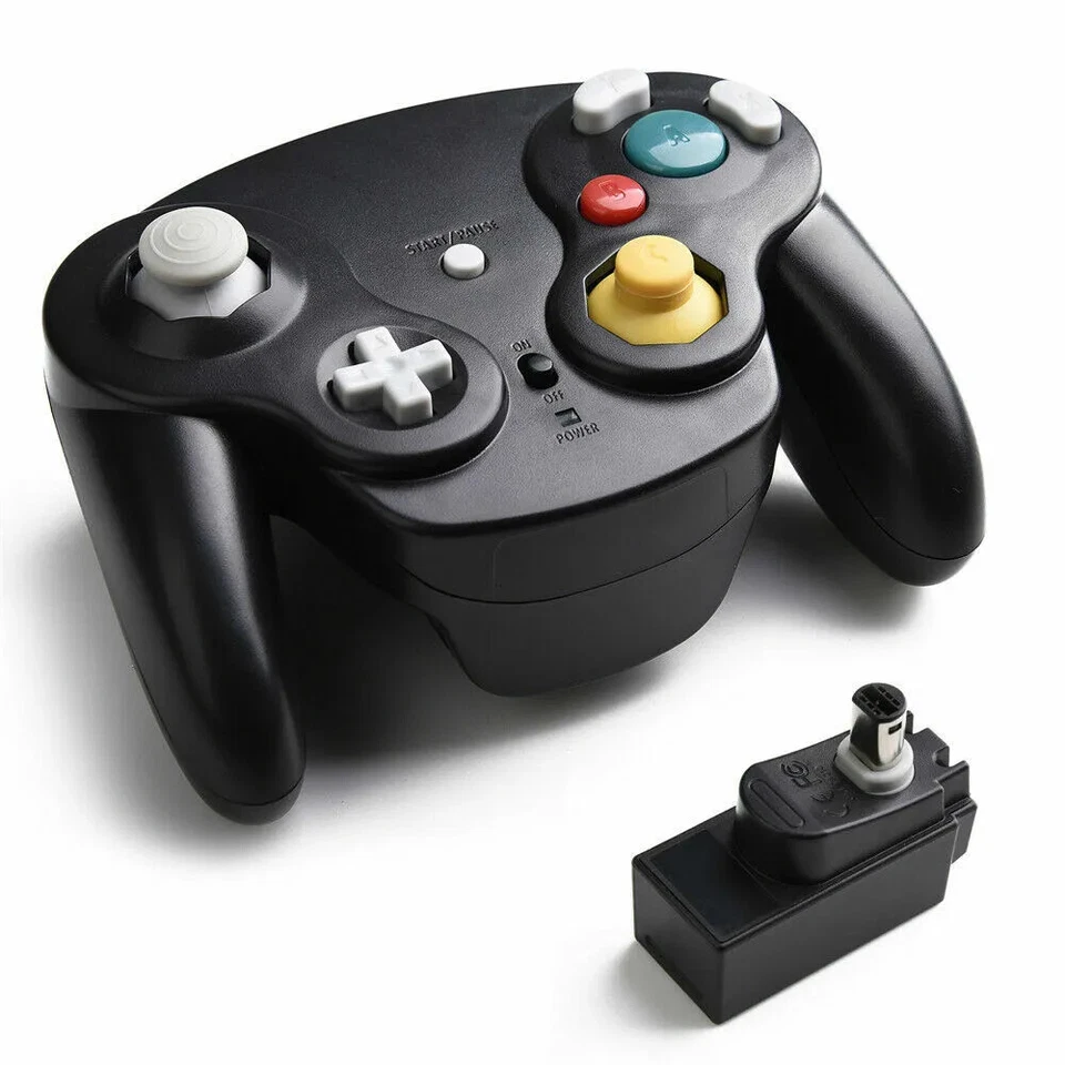 Classic Wireless Game Controller With Adapter Wavebird For Gamecube Retro GC NGC - Image 1 of 4