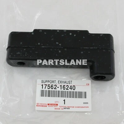 Soporte de tubo de escape genuino OEM 17562-16240 Toyota Corolla 1998-2002 Foto 1 de 2