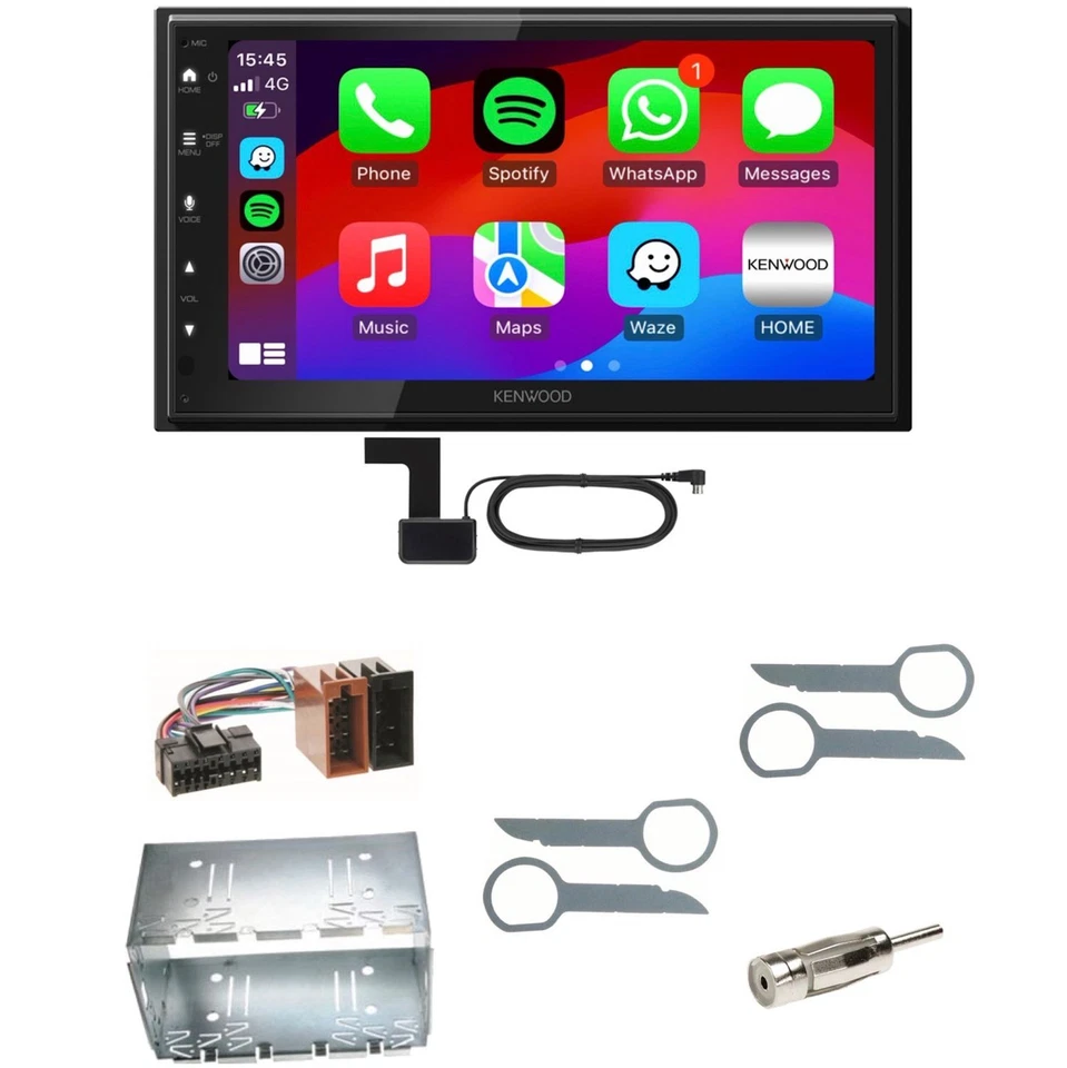 Kenwood DMX6523DABS Android Auto CarPlay Einbauset für Mercedes ML W163 - Bild 1 von 1