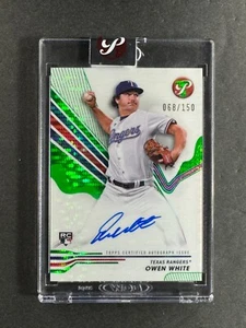 Owen White 2024 Topps Pristine Rookie Auto /150 #PA-OW Rangers - Picture 1 of 2