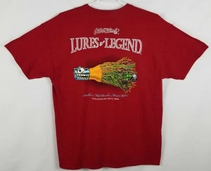 Camiseta Gill McFinn's Para Hombre XL Manga Corta Señuelos de Leyenda Cuello Redondo Pesca Roja - Imagen 1 de 8