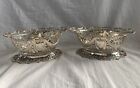 Pair of Decorative Silver Sweetmeat Dishes, Chester 1901 Nathan & Hayes (F3211)